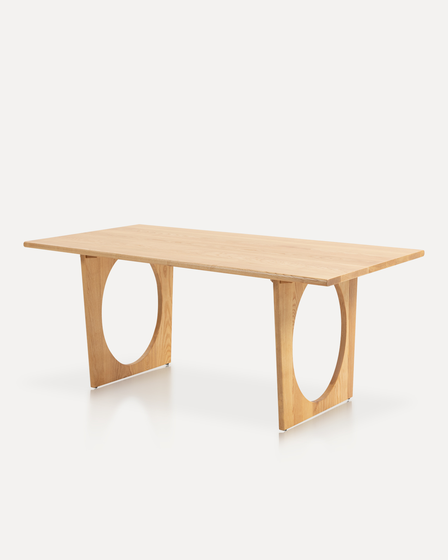 میز چوب خاکستر زیبایی طبیعی